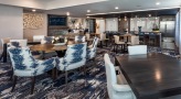 spacious and well lit resident dining hall