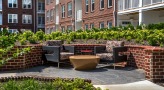 table and chairs on outdoor platform