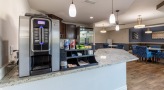 coffee counter in clubhouse