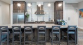 clubhouse kitchen with large island
