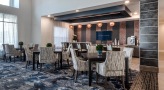 clubhouse dining area with kitchen