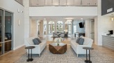 two-story lobby with couches