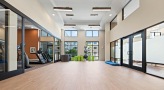 yoga studio in fitness center