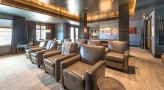 movie room chairs in clubhouse