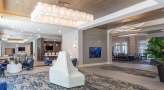 grand lobby with lighting soffits