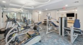 gym with exercise equipment