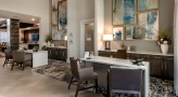 leasing center with desks
