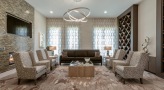 clubroom with fireside seating