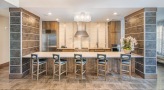 Demonstration kitchen with seating