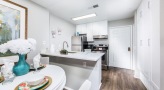 kitchen with stainless steel appliances