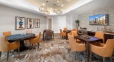 Game room with poker tables