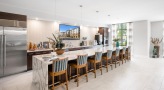 Prep Kitchen with bar seating