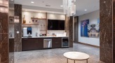 Coffee Station with table and TV