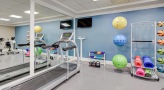 fitness center with exercise equipment