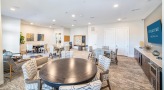 Large clubroom with seating