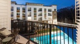 Balcony View of the pool 