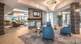 lobby with chairs