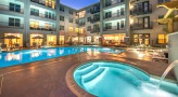swimming pool in a courtyard