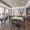 Clubroom with wood floors and ample seating