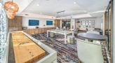 game room with billiards table