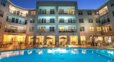 swimming pool in a courtyard