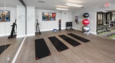 yoga studio opens into fitness center
