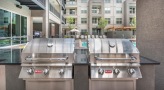 outdoor grilling area