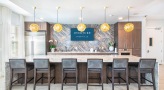 Bar seating in the clubroom